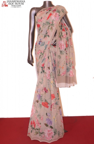 Pure Chiffon Silk Sarees